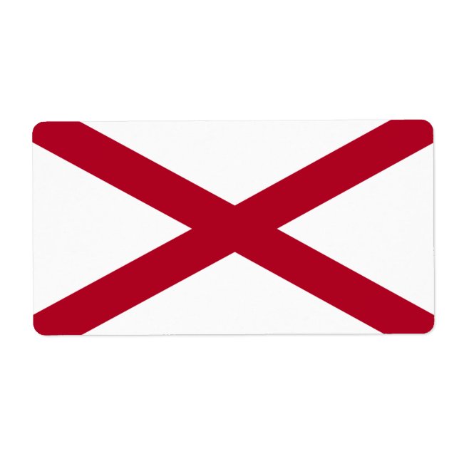 Flag of Alabama Label (Front)
