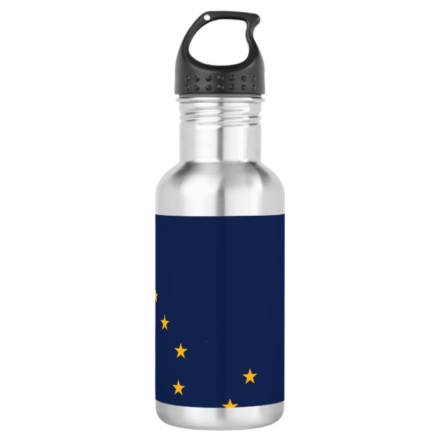 Flag of Alaska 532 Ml Water Bottle (Front)