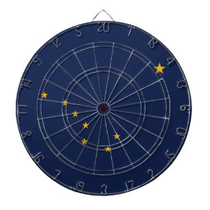 Flag of Alaska Dartboard