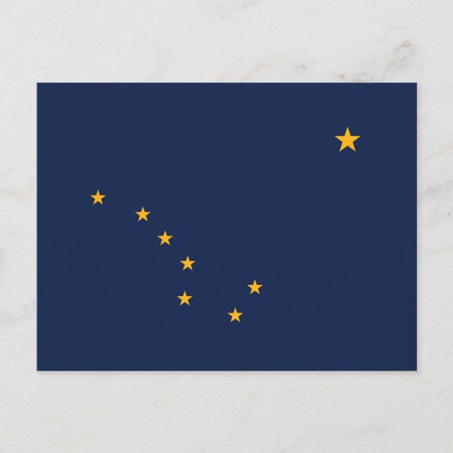 Flag of Alaska Postcard (Front)
