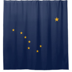 Flag of Alaska Shower Curtain