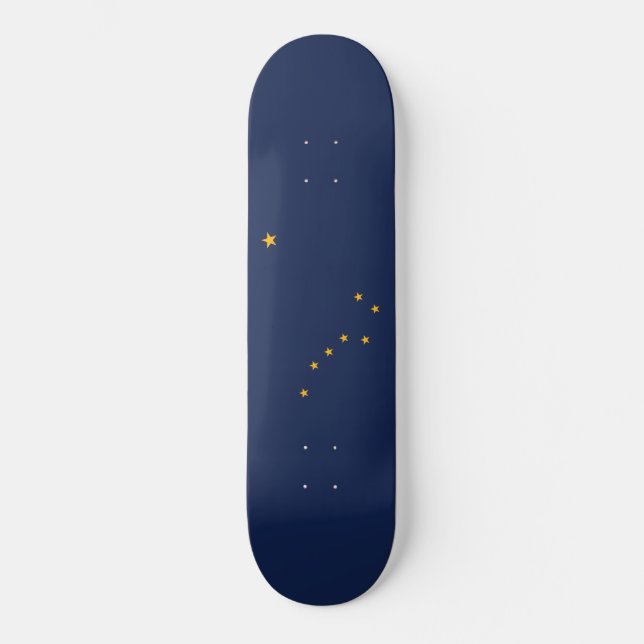 Flag of Alaska Skateboard (Front)