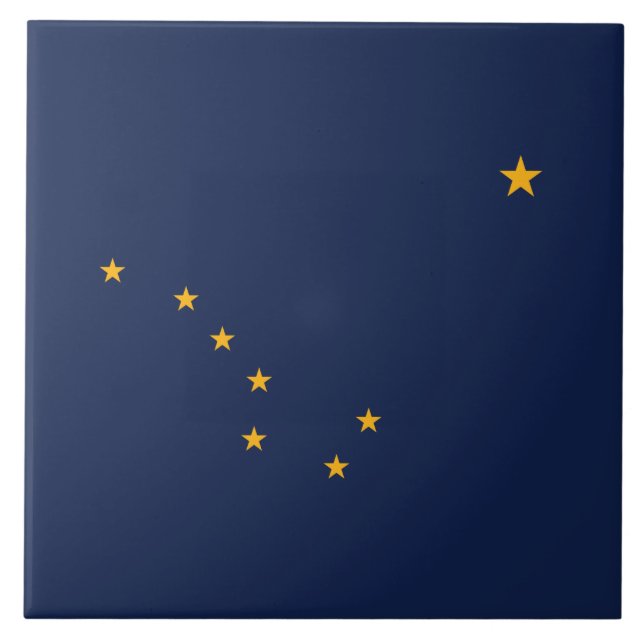 Flag of Alaska Tile (Front)