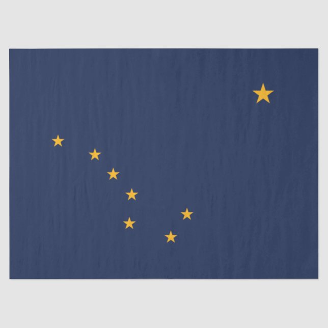 Flag of Alaska Tissue Paper (Front)
