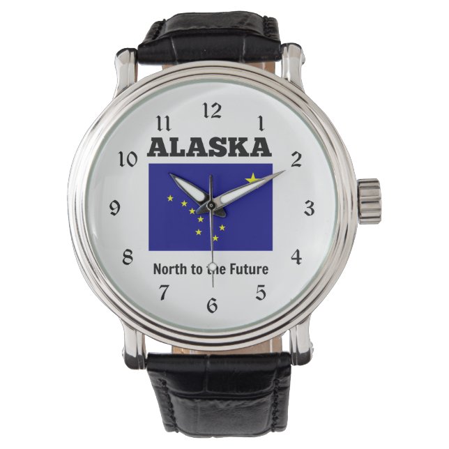 Flag of Alaska with state motto Watch (Front)