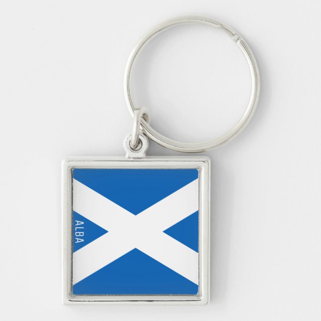 Flag of Alba Key Ring (Front)