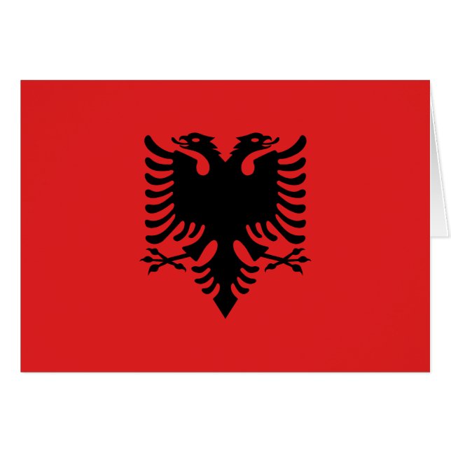 Flag of Albania (Front Horizontal)