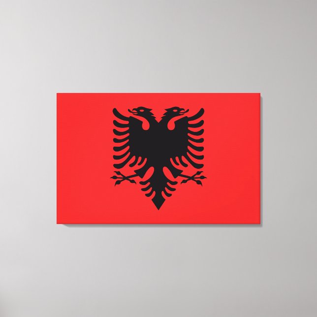 Flag of Albania Canvas Print (Front)
