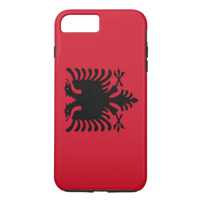 Flag of Albania Case-Mate iPhone Case (Back)