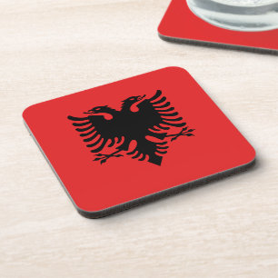 Flag of Albania Coaster
