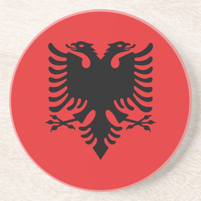 Flag of Albania Coaster (Front)
