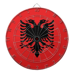 Flag of Albania Dartboard