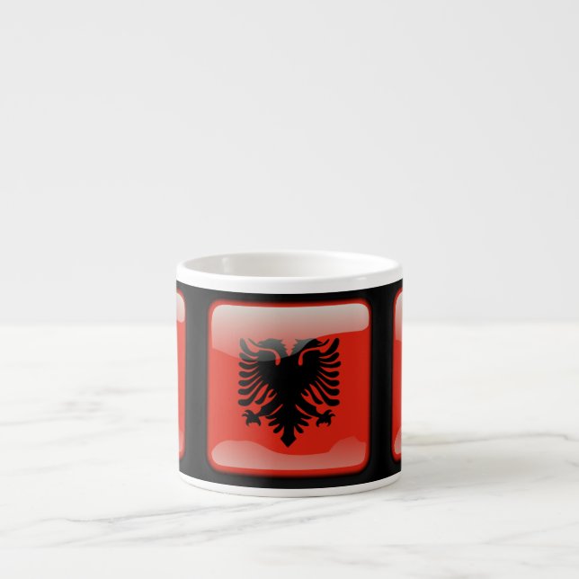 Flag of Albania Espresso Cup (Front)