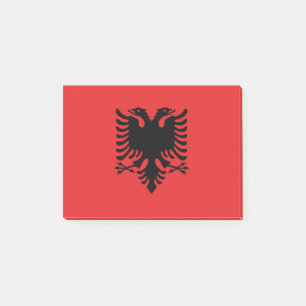 Flag of Albania - Flamuri Kombëtar - Albanian Flag Post-it Notes