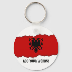 Flag of Albania Key Ring