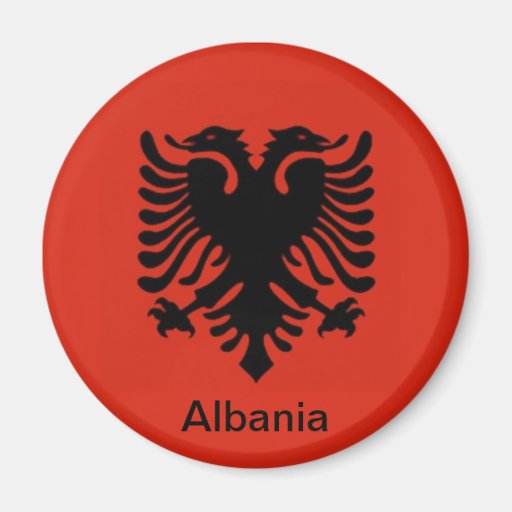 Image of Flag of Albania Magnet