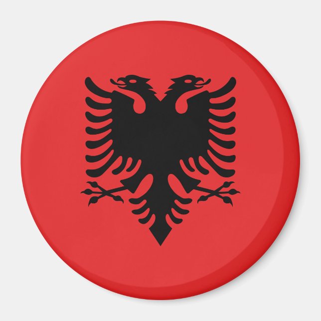 Flag of Albania Magnet (Front)