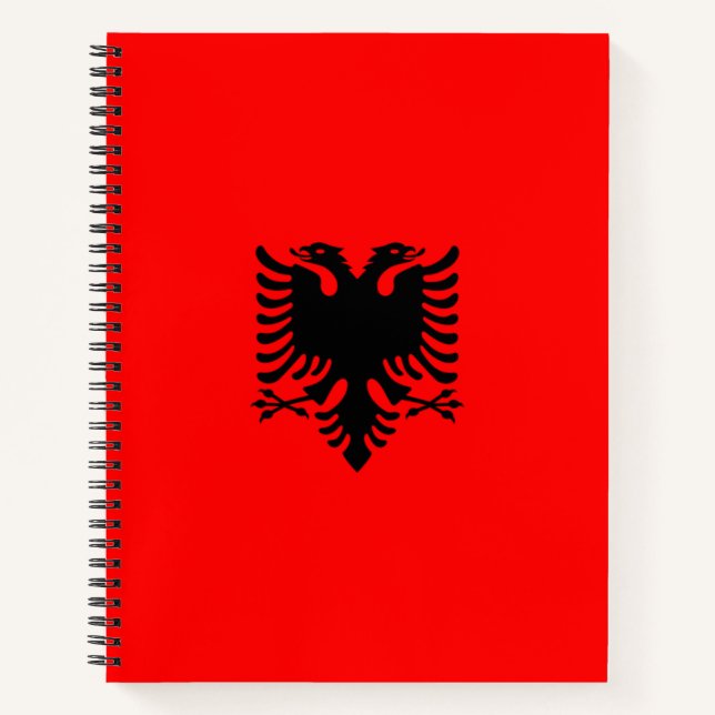 Flag of Albania Notebook (Front)