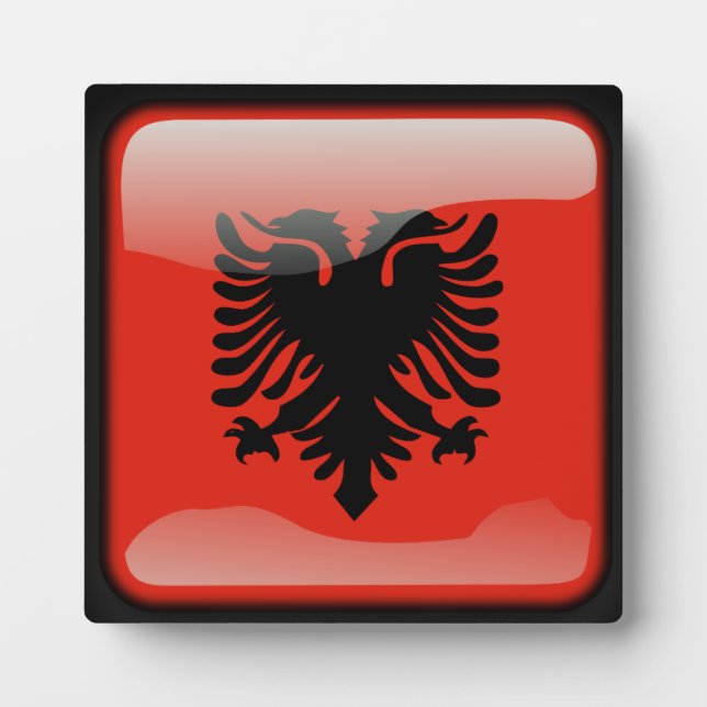 Flag of Albania Plaque (Front)