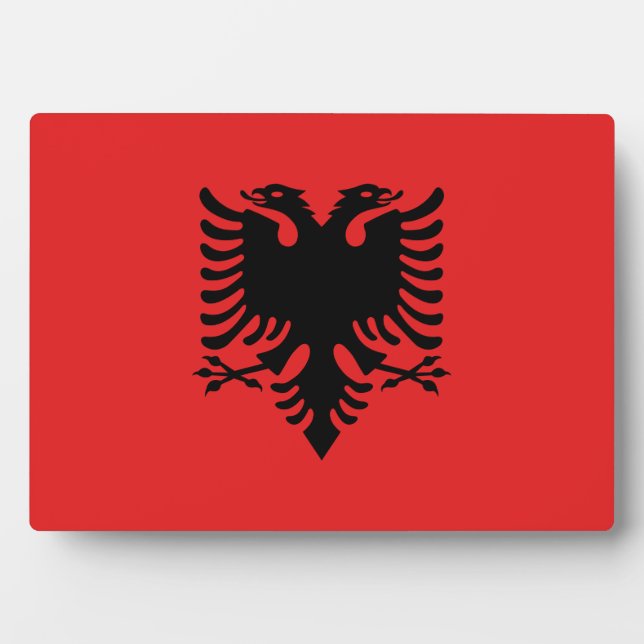 Flag of Albania Plaque (Front)