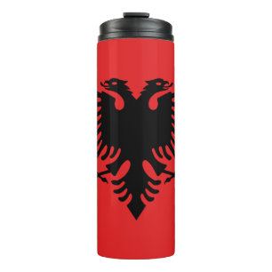 Flag of Albania Thermal Tumbler