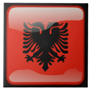 Flag of Albania Tile