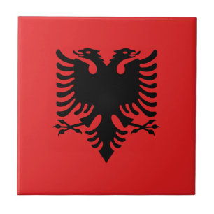 Flag of Albania Tile