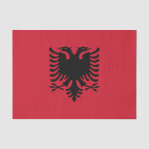 Flag of Albania Tissue Paper
