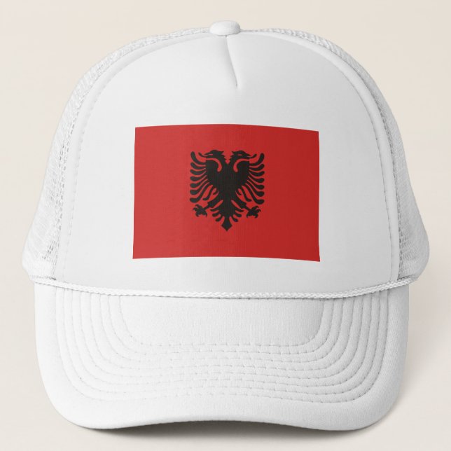 Flag of Albania Trucker Hat (Front)