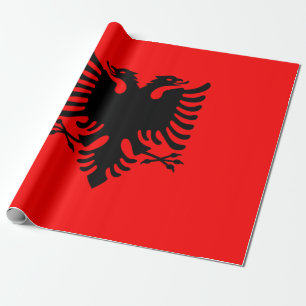 Flag of Albania Wrapping Paper