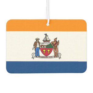 Flag of Albany, New York Car Air Freshener