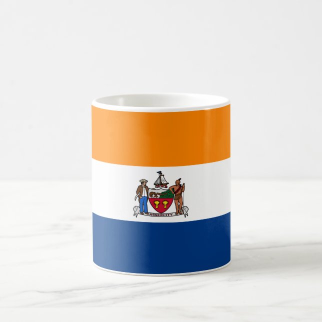 Flag of Albany, New York Coffee Mug (Center)