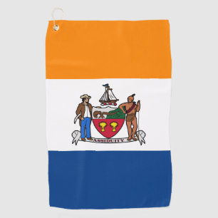Flag of Albany, New York Golf Towel
