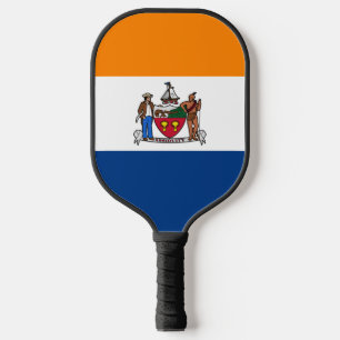 Flag of Albany, New York Pickleball Paddle
