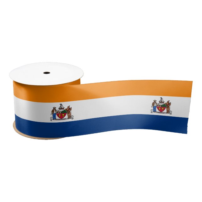 Flag of Albany, New York Satin Ribbon (Spool)