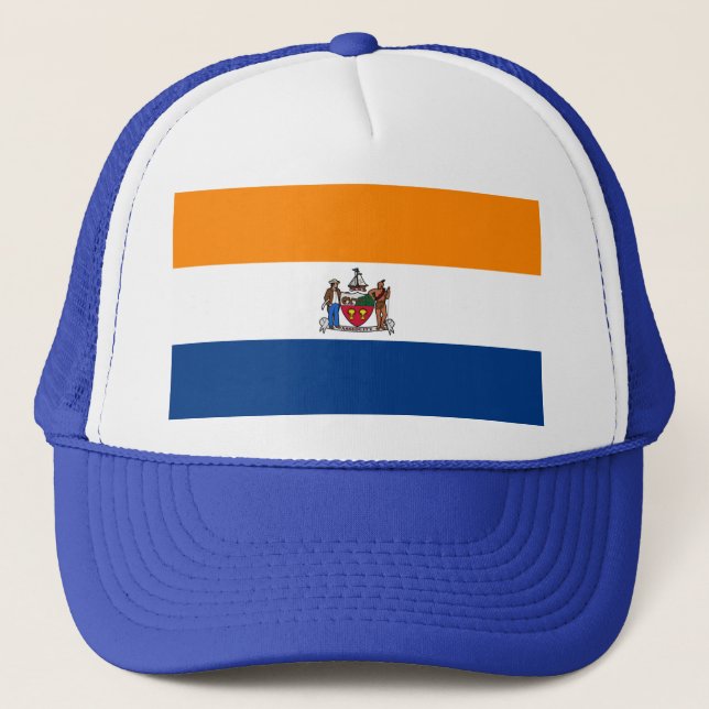 Flag of Albany, New York Trucker Hat (Front)