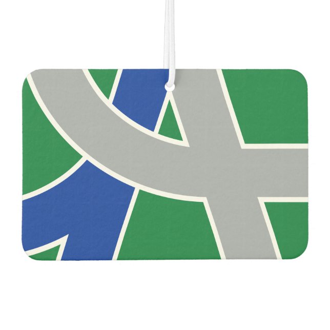 Flag of Albany, Oregon Car Air Freshener (Front)