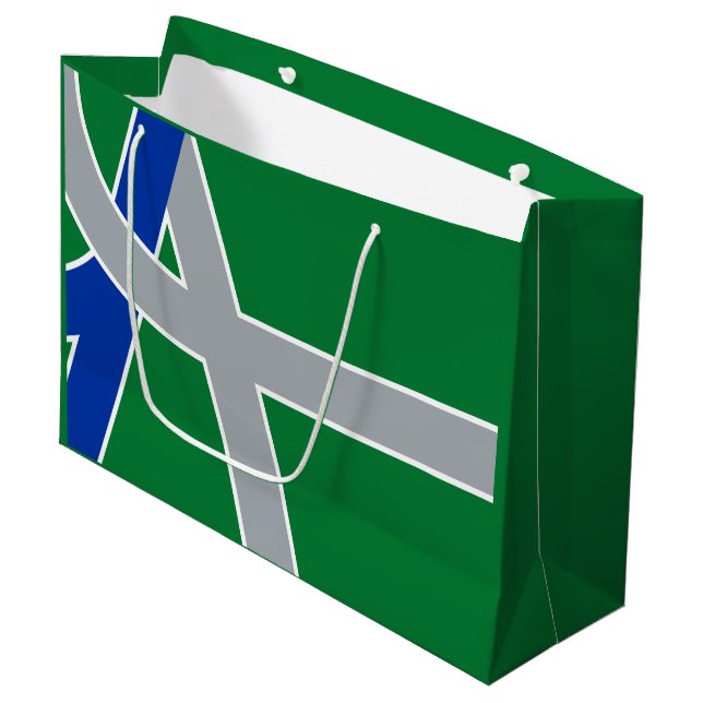 Flag of Albany, Oregon Large Gift Bag (Front Angled)