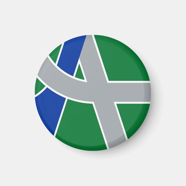Flag of Albany, Oregon Magnet (Front)