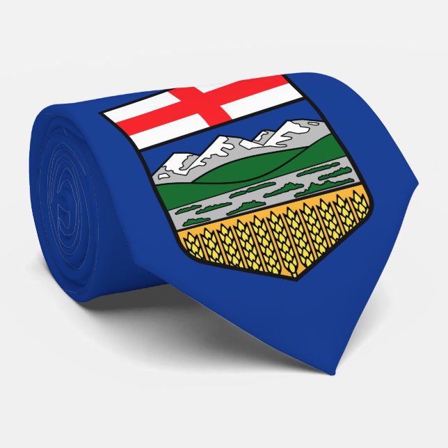 Flag of Alberta Tie (Rolled)