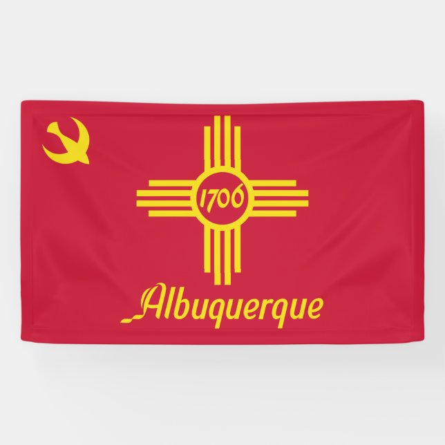 Flag of Albuquerque (New Mexico) Banner (Horizontal)