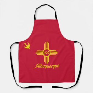 Flag of Albuquerque, New Mexico Bottle Opener Apron