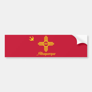 Flag of Albuquerque (New Mexico) Bumper Sticker