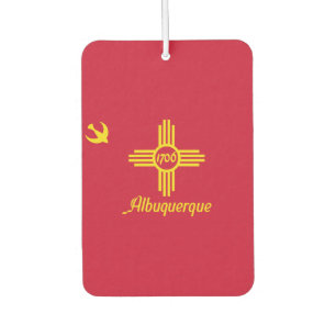 Flag of Albuquerque, New Mexico Car Air Freshener