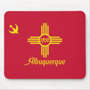 Flag of Albuquerque (New Mexico) Mouse Mat
