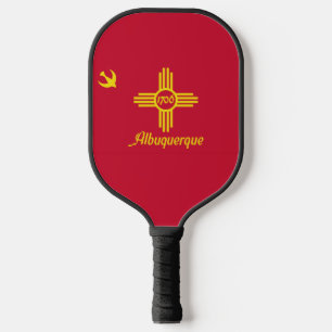 Flag of Albuquerque, New Mexico  Pickleball Paddle