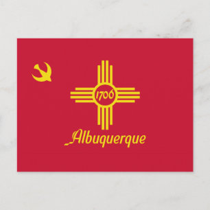 Flag of Albuquerque, New Mexico Postcard