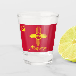 Flag of Albuquerque (New Mexico) Shot Glass