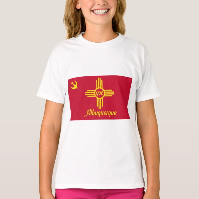 Flag of Albuquerque (New Mexico) T-Shirt (Front)