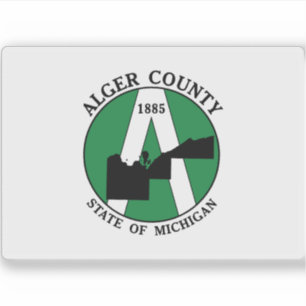 Flag of Alger County, Michigan